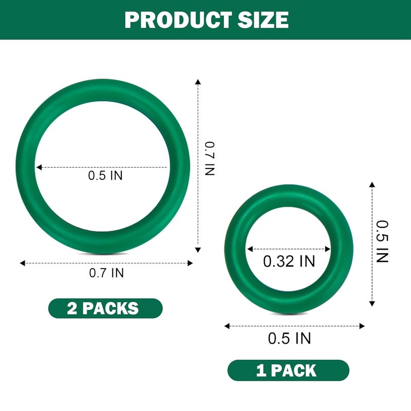 Antrys 17113552 Fuel Injection Fuel Rail O-Ring Kit for 1999-2007 GM Vehicle Chevrolet, GMC, Pontiac and Oldsmobile, Fuel Rail Seal to Prevent Fuel Leaks and Restore Engine Efficiency (3 O-Rings) - Image 4